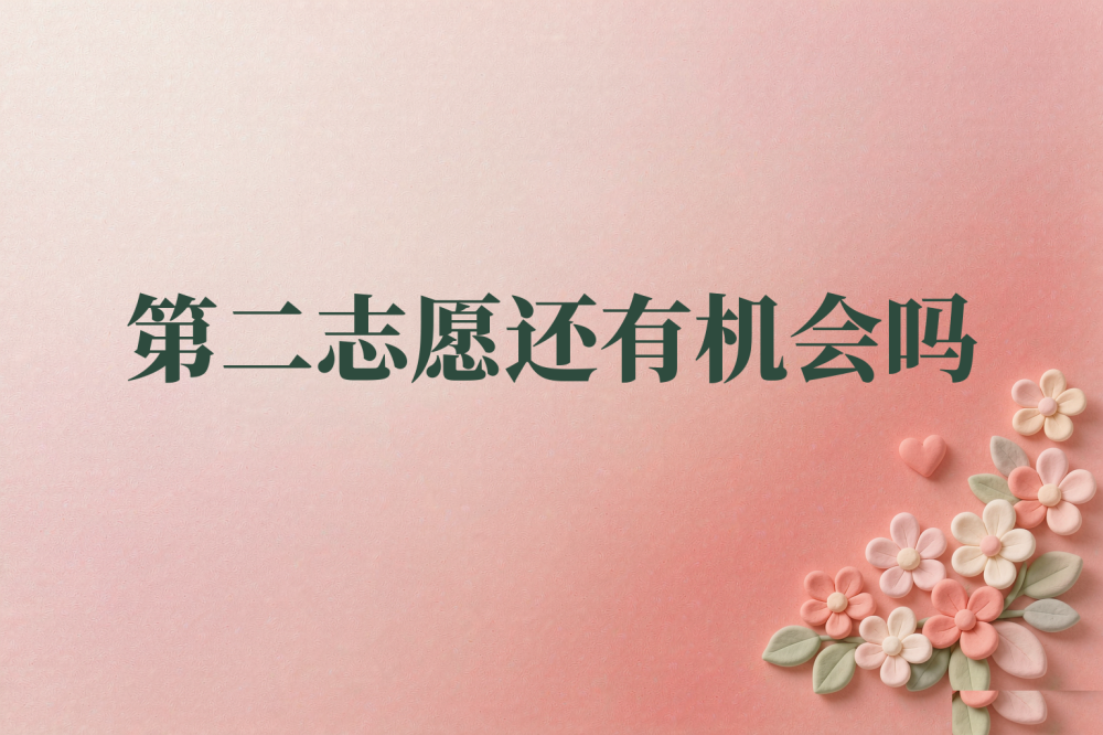 单招第一志愿没录上，第二志愿还有机会吗？